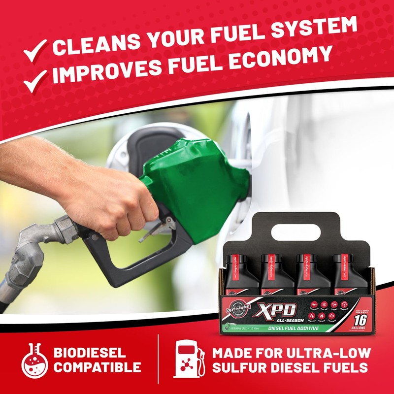 Opti-Lube XPD All-Season Diesel Fuel Additive - 4oz Bottles (12