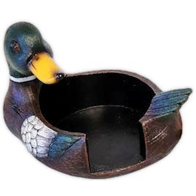 The Bridge Collection 4" Mallard Duck Coasters With Holder -