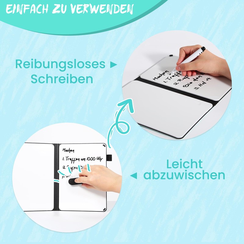 Whiteboard Small A5 No Magnet, 22 x 17 cm Mini