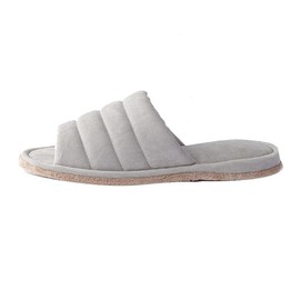 CAINZ Washable Slippers, Gray, L, 9.8 - 10.6 inches (25 - 27 cm), Time Saving, Indoor Shoes, Room Shoes