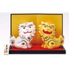 Yakushi Kiln Saiyo Good Fortune Shisasetto (Gold, Silver)