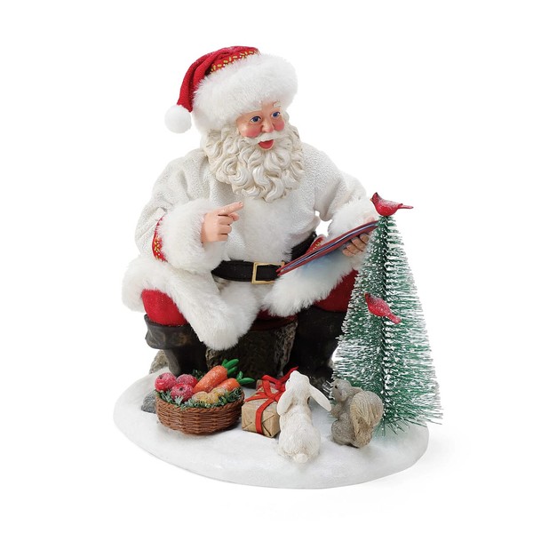 Department 56 Possible Dreams Santa Christmas Traditions Forest Tales Figurine, 8.75 Inch, Multicolor