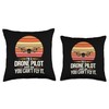 Drone Pilot for a Drone Pilot Throw Pillow