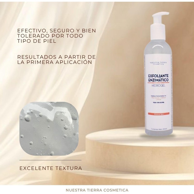 Exfoliante Enzimático Hidrogel 250ml -no Abrasivo-