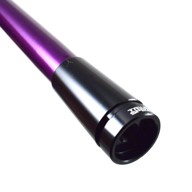 VMS RACING Anti-Theft Purple 8" TrueSpike Billet Short Stubby Antenna