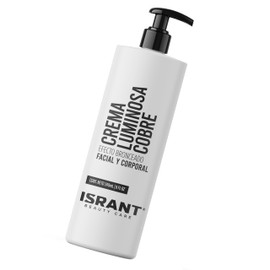 ISRANT | Crema Corporal Luminosa de Cobre 240ml | Hidratación Profunda y Nutrición | Skin Care Mejora la Luminosidad y Elasticidad | Skincare Fórmula Ligera de Rápida Absorción para Piel Seca