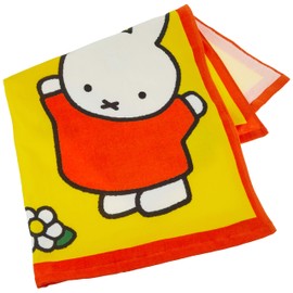 Marushin 5805015100 Baby Towel Miffy 35.4 x 35.4 inches (90 x 90 cm), Fun Ball Play, 100% Cotton