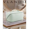 Vlando Large Capacity Travel Cosmetic Bag - Makeup Bag, PU