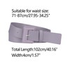 Allegra K Women's Adjustable Rectangle Buckle Waist Belt for Dresses,