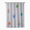 SKL HOME by Saturday Knight Ltd. Monsters Shower Curtain, Multicolored