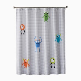 SKL HOME by Saturday Knight Ltd. Monsters Shower Curtain, Multicolored