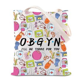FOTAP OBGYN Gift OB-GYN Appreciation Handbag Ob-gyn Doctor Tote Bag Obstetrician Gynecologist Shoulder Bag (OBGYN UK)