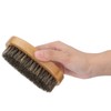 Beard Brush, Beard Beauty Brush, Portable Bamboo Massage, Small for