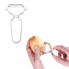 Liroyal Peeler Peeler Stainless Steel with Sprout Removal Dishwasher Safe