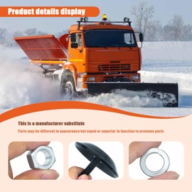 Fenhaliny 2873423 Snow Plow Skid Shoes Kit Compatible with Polaris Ranger, Razor, or ATV plow Super Heavy-Duty Skid Shoes