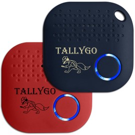 Bluetooth Asset Tracker - Key Finder, Item Locator, Phone Finder, Wallet, Purse, Backpack, Luggage, Extra Batteries, Inventory List, GPS Tracking Tags by TallyGo (TG_Tracker MC 2-Pack)