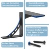 FIRMETAL 6 inch x 5 inch Heavy Duty Shelf Brackets