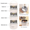 Voova Stackable Stainless Steel Thermal Lunch Box with Lunch Bag