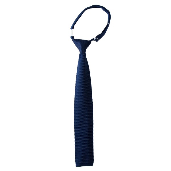 Spring Notion Boys' Pre-tied Knit Necktie with Adjustable Strap Large