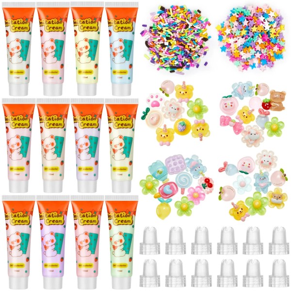 Lineshading 12 Set DIY Case Kit Whipped Cream Glue Kit