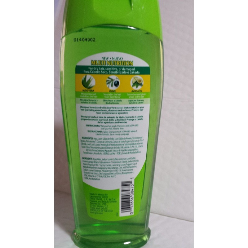 GRISI SHAMPOO ALOE VERA GRISI 13.5 FL OZ DEEP REPAIR