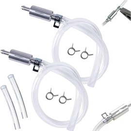 Kicttule Brake Bleeder Hose with One Way Check Valve 3ft - Universal Automotive Brake Bleeding Kit for Car Motorcycle DIY Repair