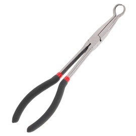 LIFKOME Extended Round Nose Pliers Crimping Clamp for Auto Repair Ergonomic Handle Comfortable Grip for Tight Spaces