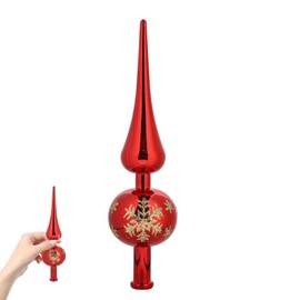 Christmas Tree Topper Star, Tree Topper Christmas Red, Christmas Tree Star Topper, Christmas Tree Decoration Topper, Plastic Christmas Tree Decoration Lace for Christmas Tree Decoration