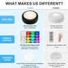 BLS LED Puck Lights with Remote Control, 13 Color Changing