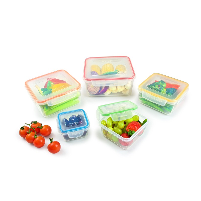 LOCK & LOCK 5-Piece Square Multi-Functional Set, 19 x 19
