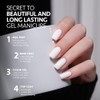 GAOY- Kit de esmaltes de uñas en gel, 3 colores,