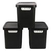 Jolie Max (Set of 3) Plastic Storage Boxes with Lid,