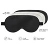 ZatRuiZE Silk Sleep Mask, 2 Pcs 100% Real Natural Pure