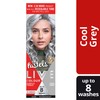 Schwarzkopf LIVE Colour Pastels Cool Grey, Semi-permanent Hair Colour,Lasts Up