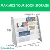 Humble Crew 4-Tier Kids Bookshelf, Grey Wood/White - Premium Book