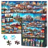 1000 Stück Städtische Architektur Puzzles Für Erwachsene Herausfordernde Gebäude Puzzles