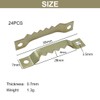 Pack of 24 Picture Frame Holders, Prong Hangers for Pictures,