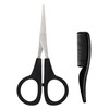 2 Pack Men's Beard & Mustache Scissors & Mini Comb