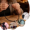 5Meters Black Leather Cord 3MM Wide Round Leather String for