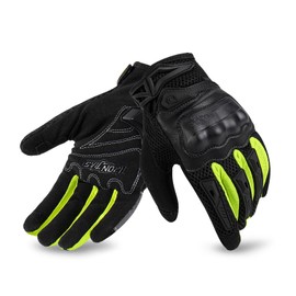 IRON JIA'S Motorcycle Gloves Men Summer Touch Screen Soft Breathable and Comfortable Suitable for Motorcycling, Mountaineering, Hiking and Other Outdoor Sports Green L