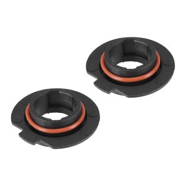 X AUTOHAUX 2pcs H7 LED Headlight Adapter Base Bulb Sockets Holder for Car Black