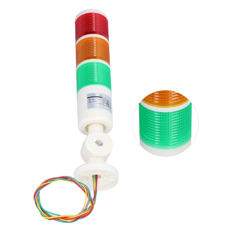 BERM Signal Tower Always Bright LED 3 Colour Alarm Light