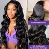 Zazumi 13x6 Body Wave Lace Front Wigs Human Hair 200