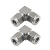 Goldpea Stainless Steel 304 Compression 90 Degree Elbow 10mm OD