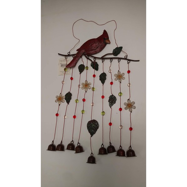 Regal Art & Gift Cardinal on a Branch Wind Chime
