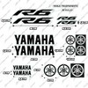 Sticker Set Compatible with Tank and Motorcycle Helmet | Clear