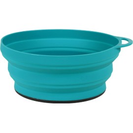 Lifeventure Silicon Ellipse Collapsible And Portable Bowl For Camping, Travel & Outdoor - Teal