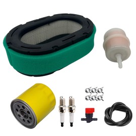 32 083 09-S Air Filter Compatible for Kohler 7000 Series KT610 KT620 KT715 KT725 KT730 KT735 KT740 KT745 19HP-26HP Engine XT1 XT2 32 883 09-S1 KH-32-883-09-S1 with 52 050 02-S Oil Filter Spark Plug