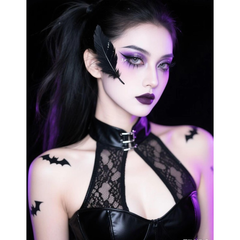 GL-Turelifes Matte Lip Gloss White Green Black Purple Vampire Lipstick
