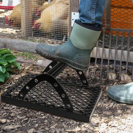 Boot Scraper Heavy Duty Metal Boot Brush Scraper Outdoor Heavy Duty Shoe Boot Mud Scraper Outdoor Boot Dirt Cleaner Shoe Brush&Boot Brush, Boot Cleaner Boot Scrubber Shoe Scrubber (Black)